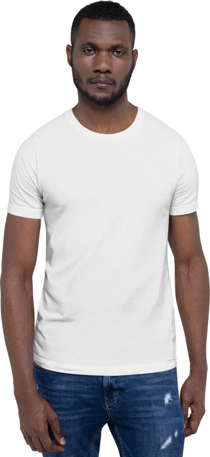 Printful Bella Canvas 3001 Solid White Blend T-shirt launch variant